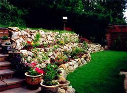 Planting and turfing